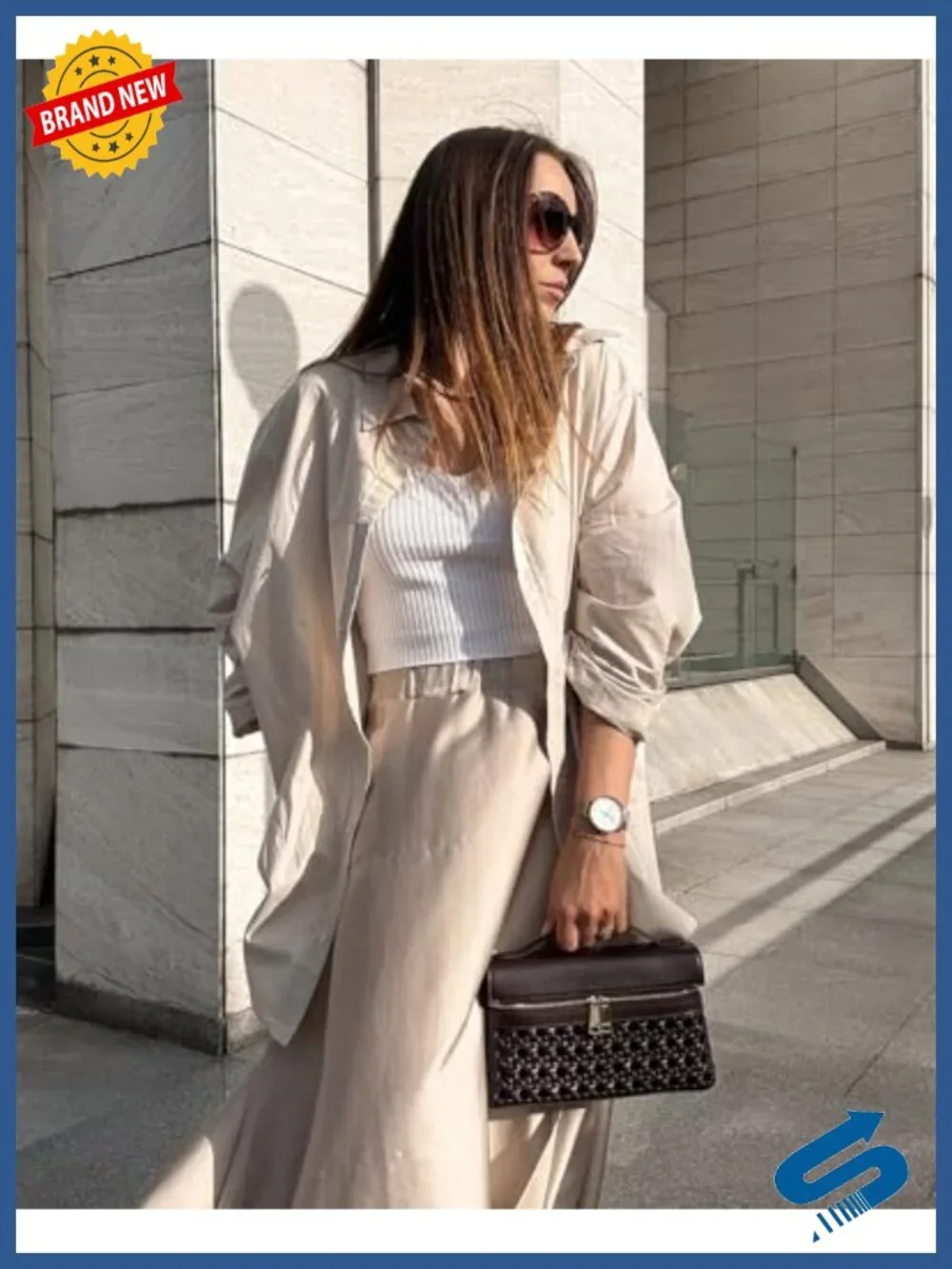 Vegan Leather Top Handle Satchel Bag with Crossbody Strap